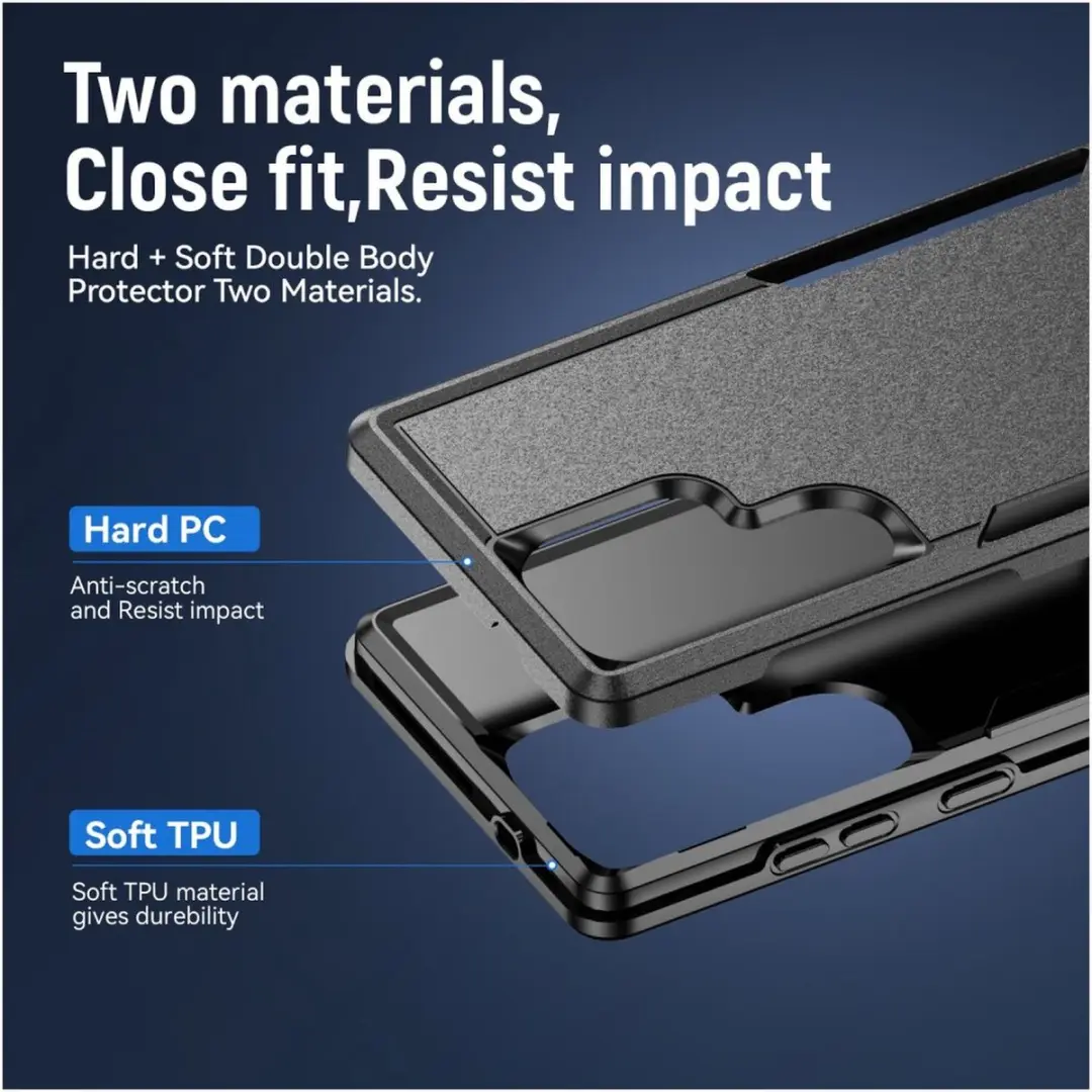 Selected Schokbestendige Back Cover Samsung Galaxy S24 Ultra - Zwart