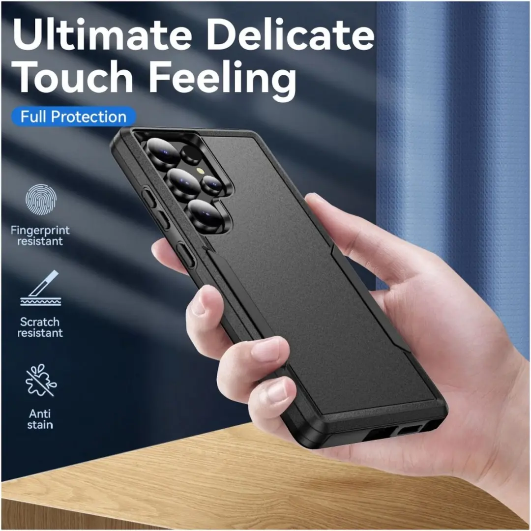 Selected Schokbestendige Back Cover Samsung Galaxy S24 Ultra - Zwart