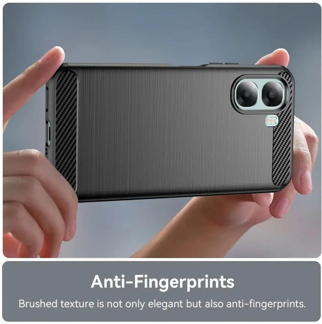 Selected TPU Hoesje Oppo A6x - Zwart - afbeelding 6 van 6