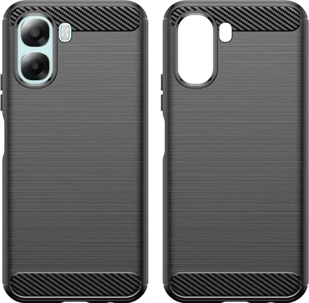 Selected TPU Hoesje Oppo A6x - Zwart