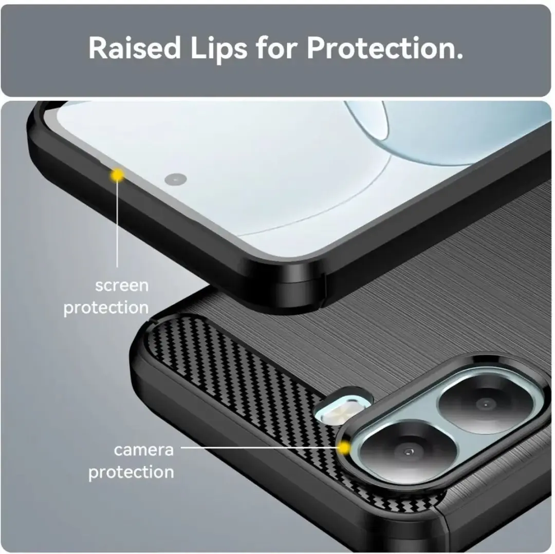 Selected TPU Hoesje Oppo A6x - Zwart
