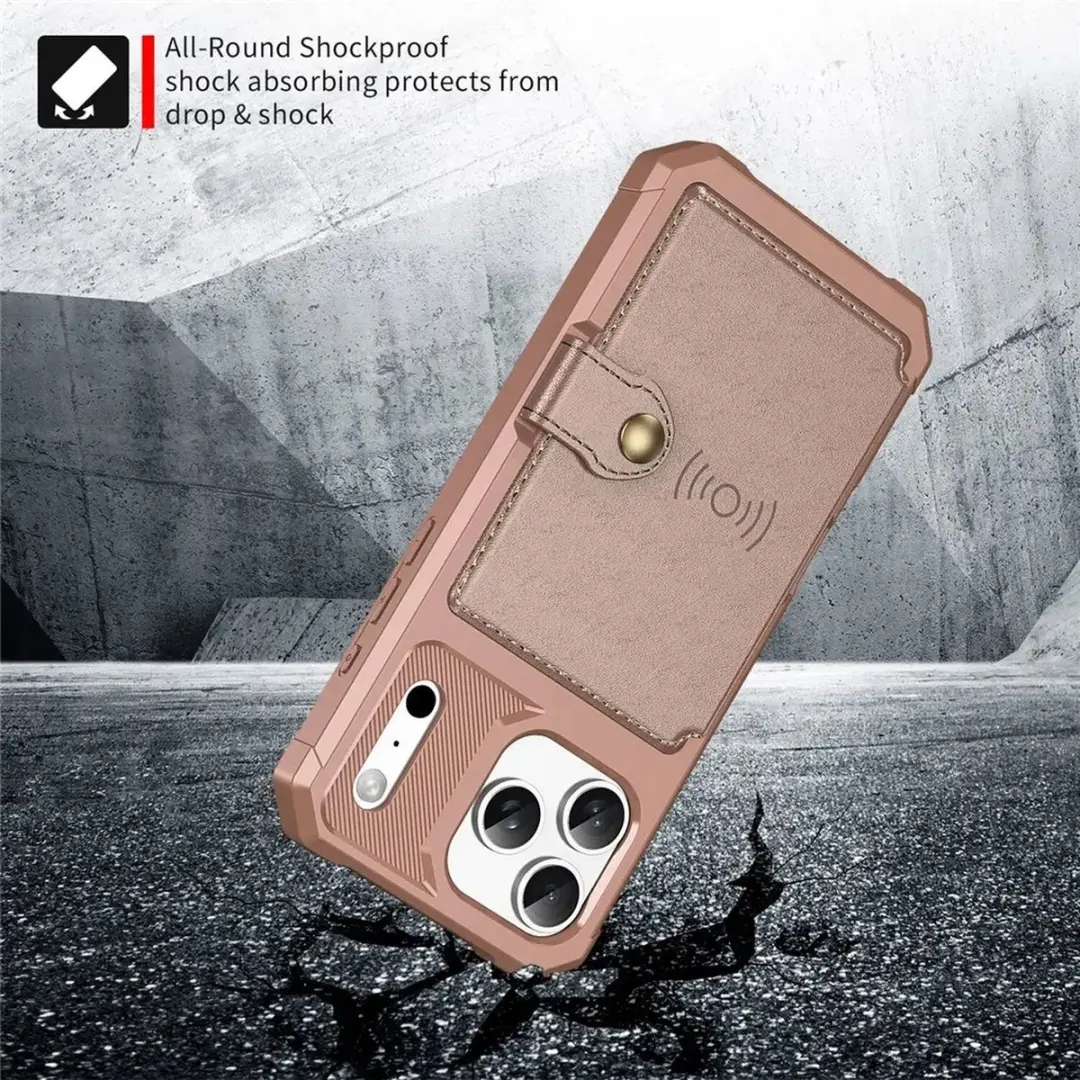 Selected Portemonnee Hoesje iPhone 17 Pro - 4 Pasjes - Roze - afbeelding 6 van 6