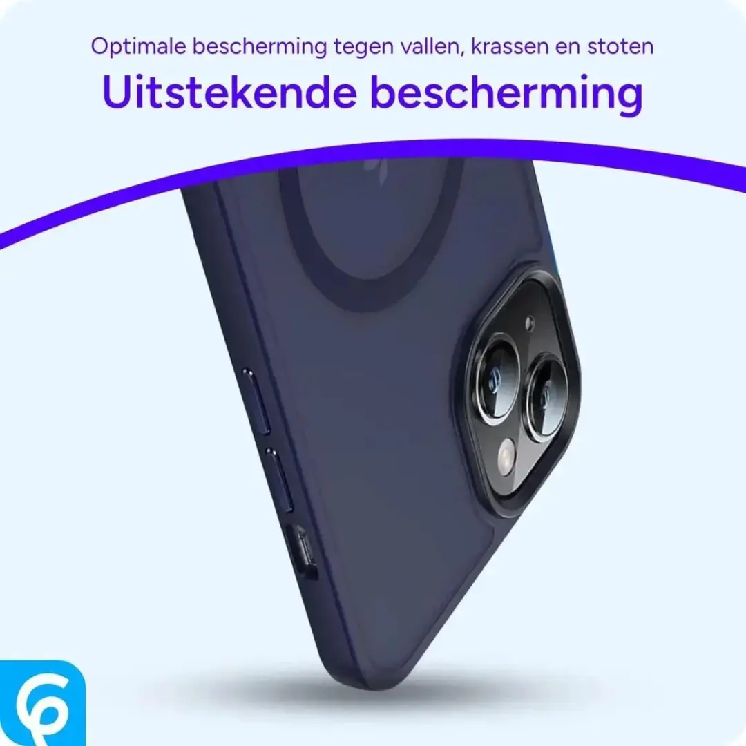 Selected iPhone 13 MagSafe Hoesje - Donkerblauw - afbeelding 6 van 6