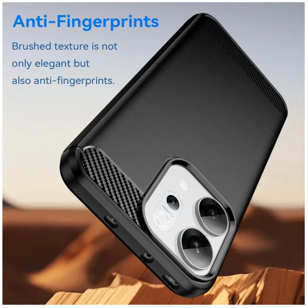 Selected TPU Hoesje Oppo Reno 14 - Zwart - afbeelding 6 van 6