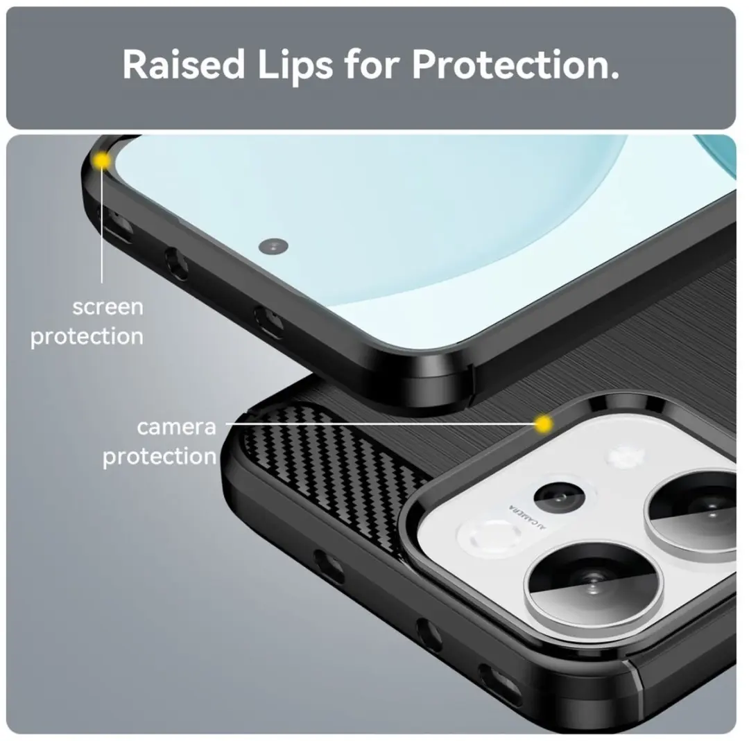 Selected TPU Hoesje Oppo Reno 14 - Zwart