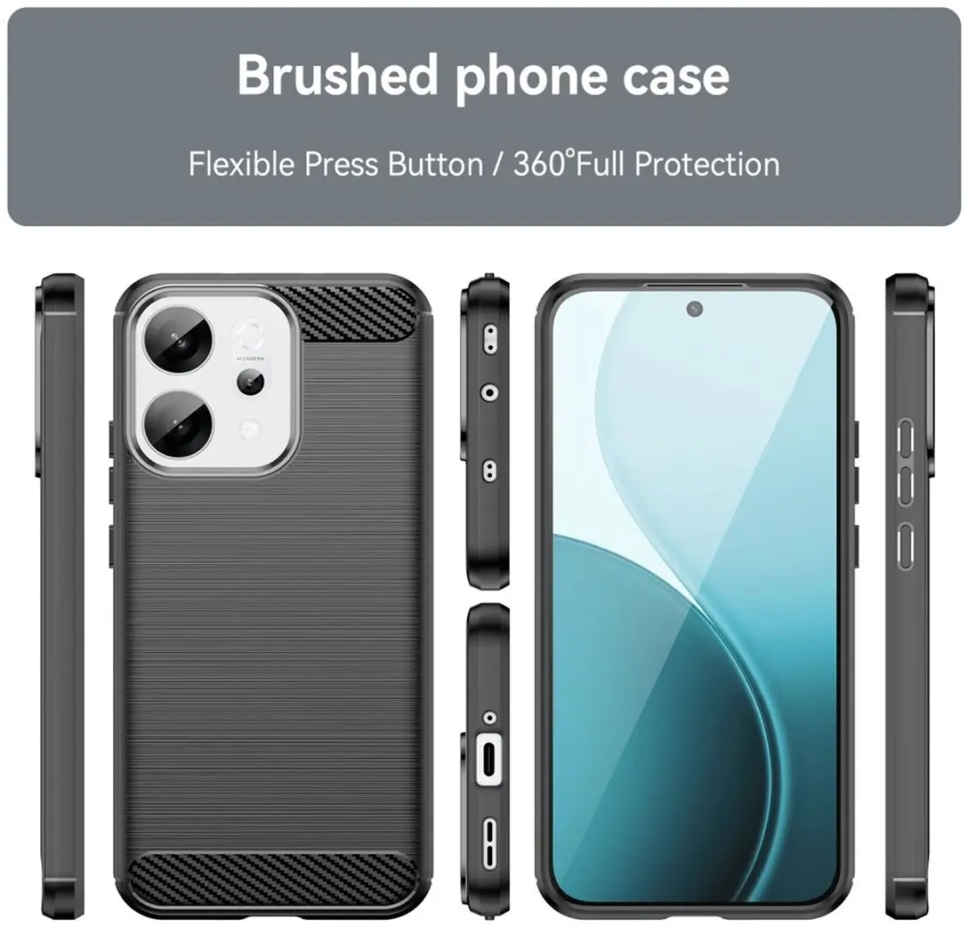 Selected TPU Hoesje Oppo Reno 14 - Zwart