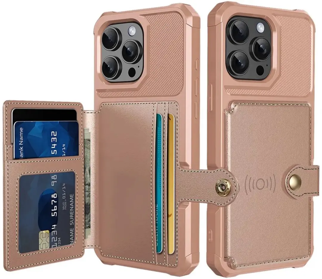 Selected Portemonnee Hoesje iPhone 16 Pro