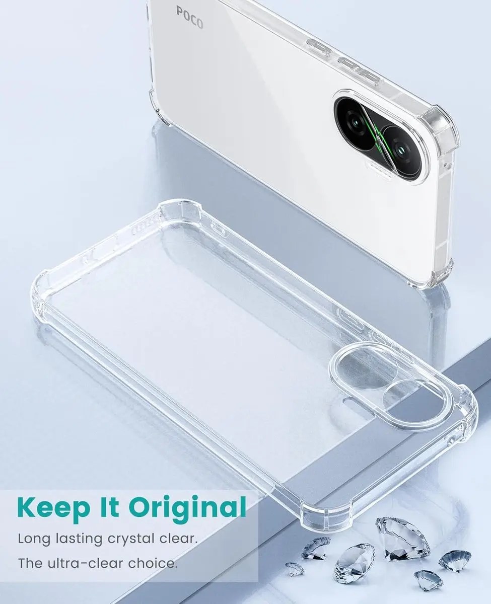Selected Transparant Hoesje Xiaomi Poco F7 - Schokbestendig