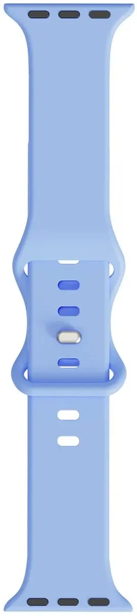 Selected SBG Siliconen Bandjes Apple Watch 6-Pack - 42/44/45/46/49mm - Blauw/Roze/Paars