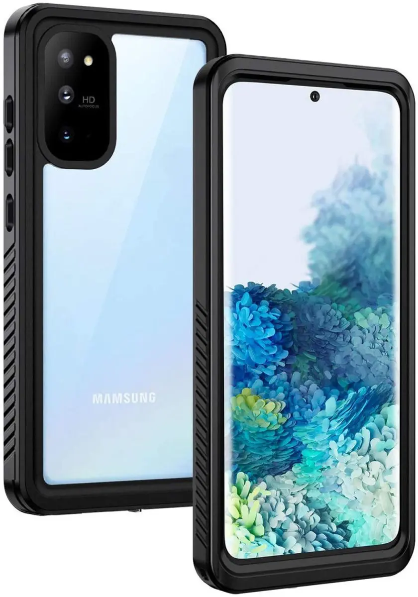 Selected SBG Outdoor Case Waterdicht voor Samsung Galaxy S20 - IP68 - Zwart/Transparant