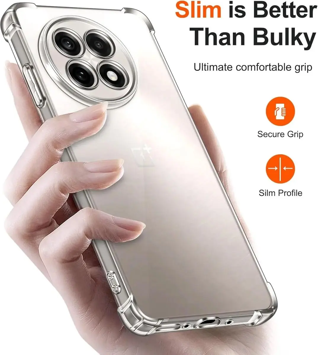 Selected by GSMpunt Transparant Hoesje OnePlus 13R - Schokbestendig