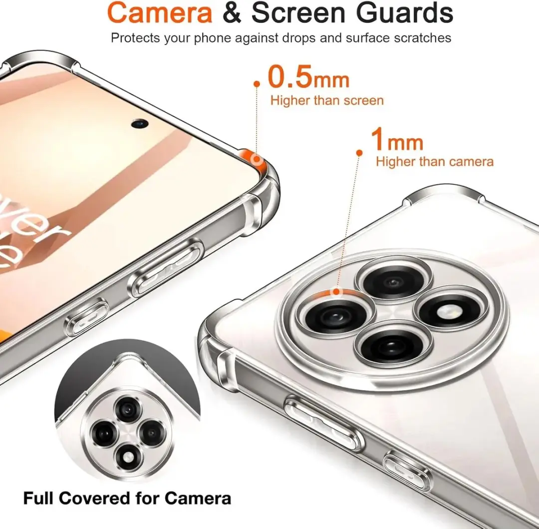 Selected by GSMpunt Transparant Hoesje OnePlus 13R - Schokbestendig