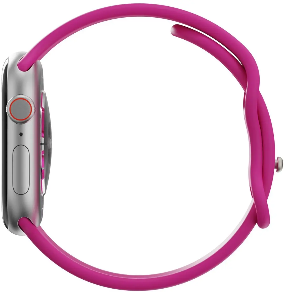 Selected SBG Siliconen Bandje Apple Watch 7 45mm - Hot Pink
