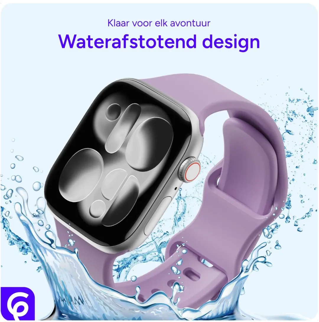 Selected SBG Siliconen Horlogeband Apple Watch 40mm - Paars