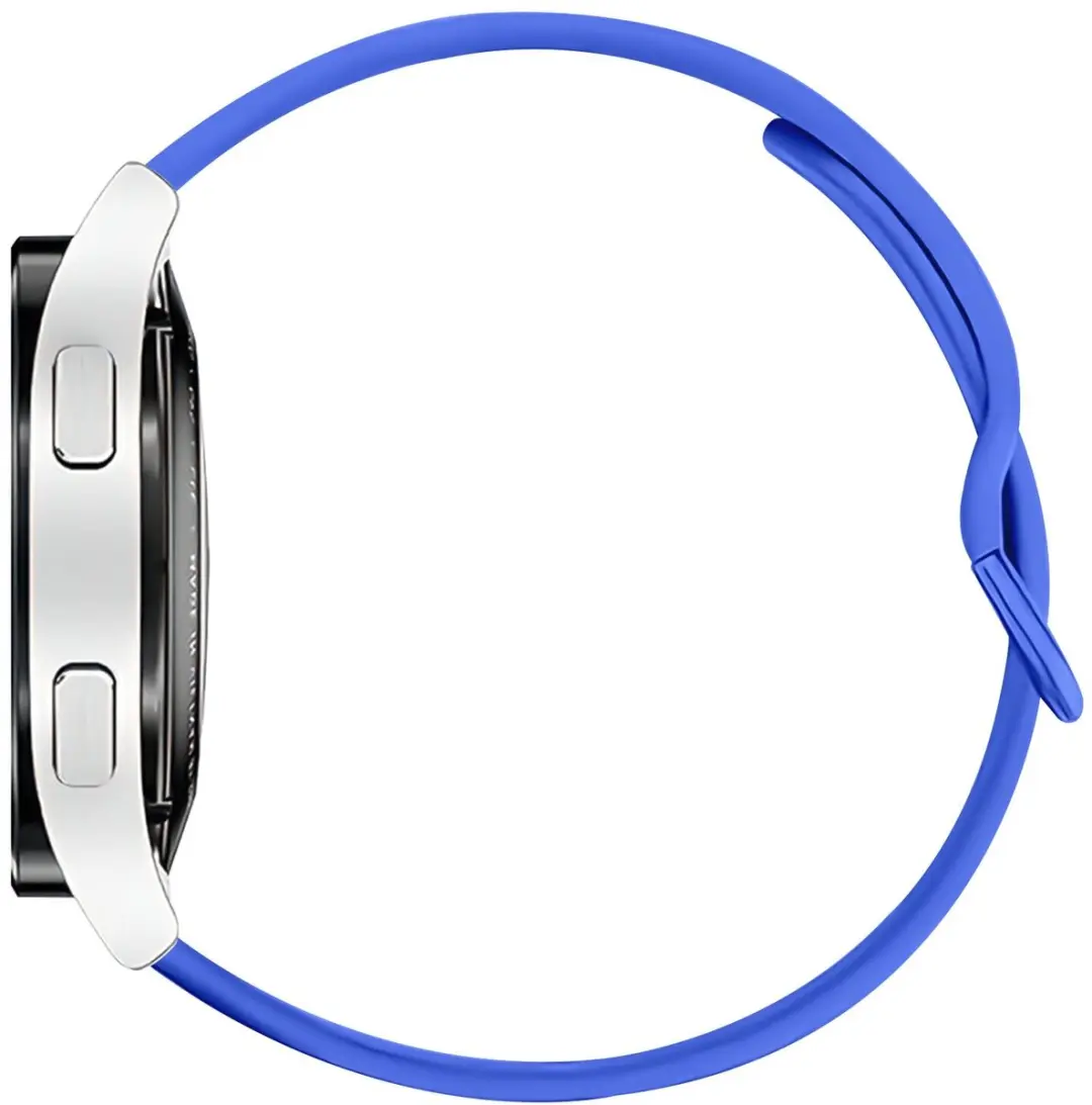Selected SBG Universeel 20mm Horlogebandje - Siliconen - Blauw