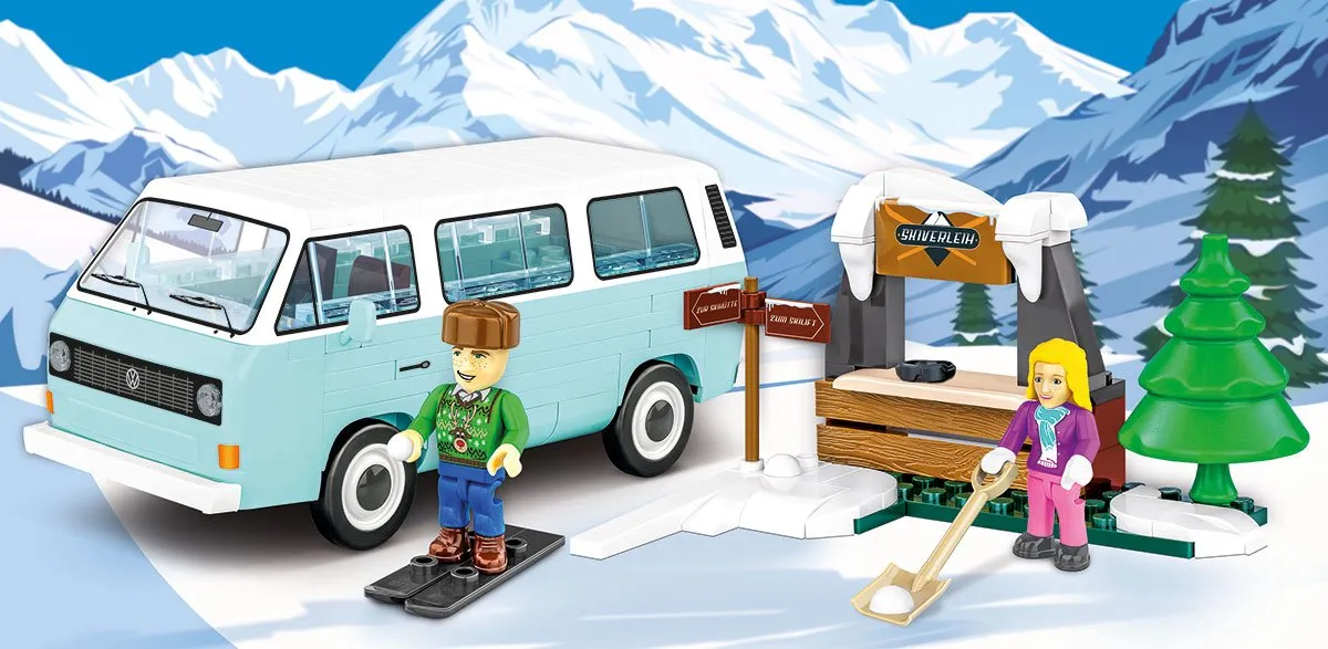 Cobi VW T3 Winter Adventure 24639 - 189 Stukken - 2 Minifiguren
