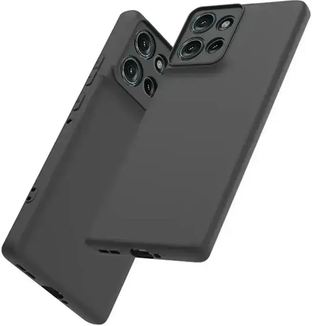 Selected Motorola Edge 50 Hoesje Zwart Dun TPU - afbeelding 6 van 6