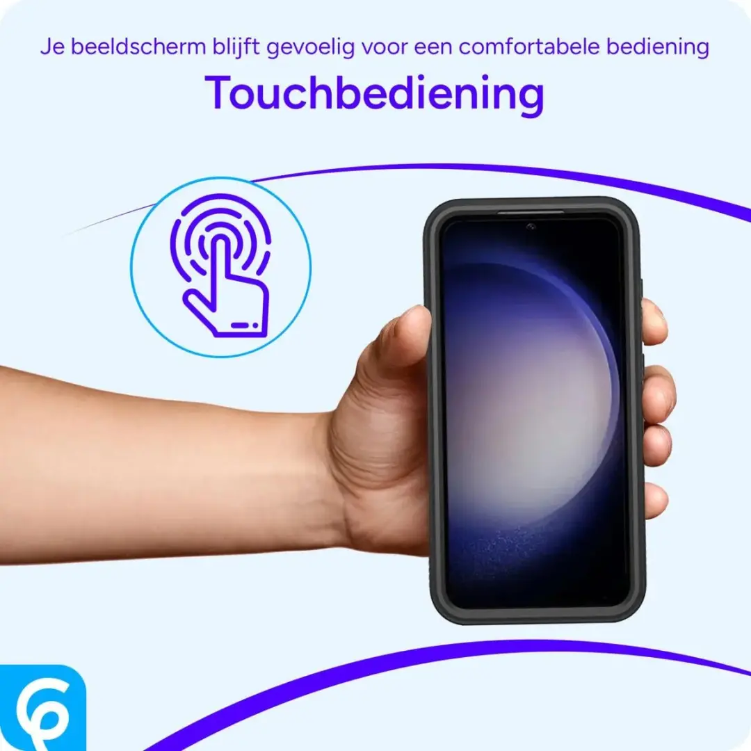 Selected by GSMpunt Samsung Galaxy S24 Hoesje - Schokbestendig Zwart