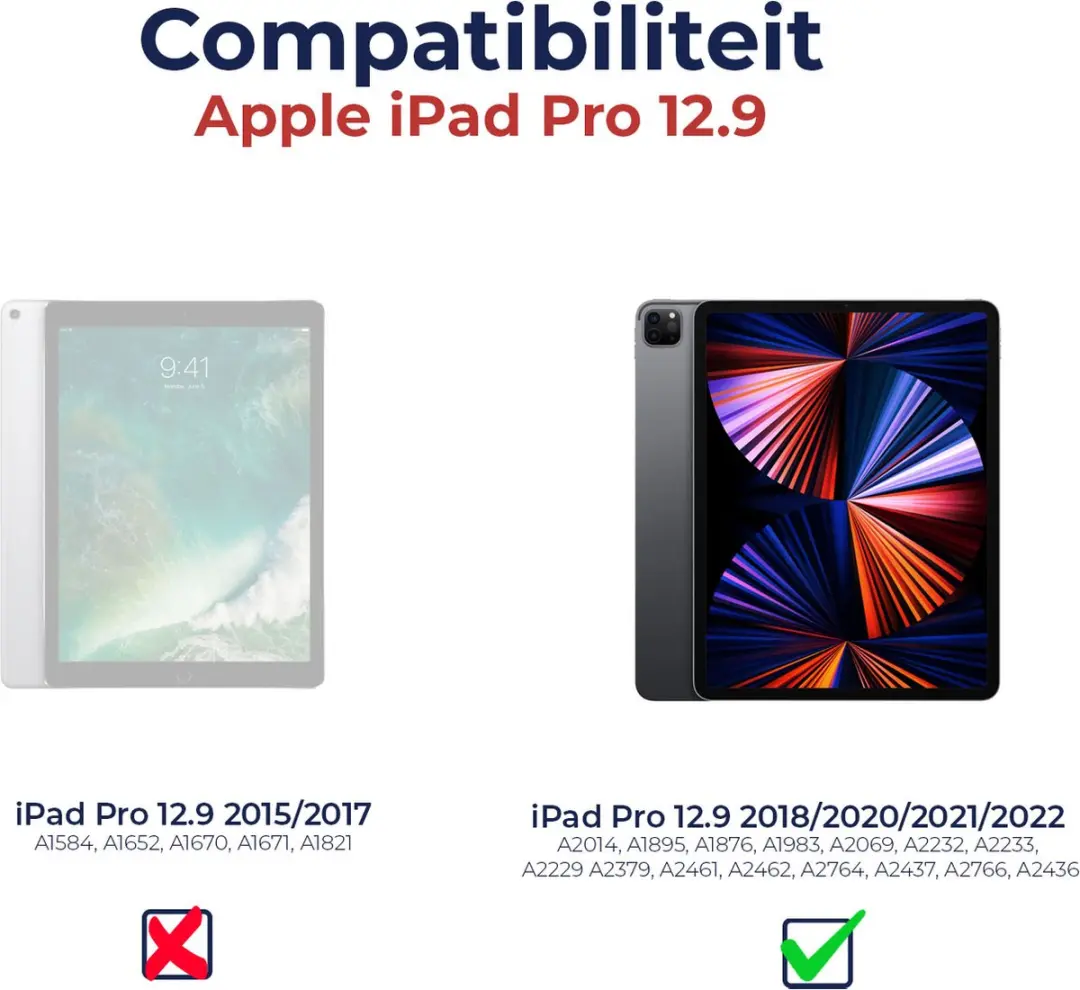 Selected by GSMpunt Hoes iPad Pro 12.9 - Zwart