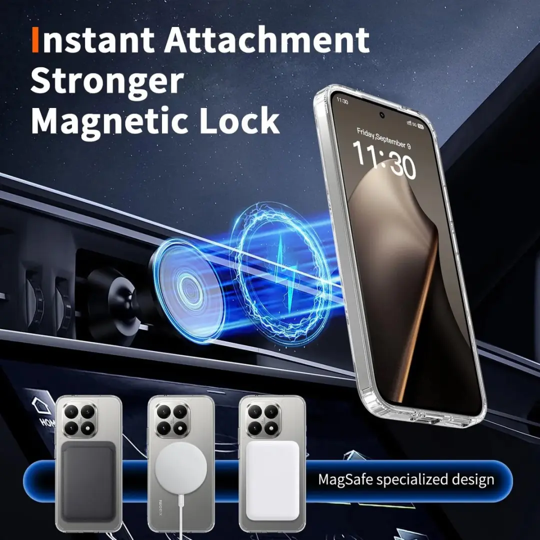 Selected Hoesje Xiaomi 15T MagSafe Transparant