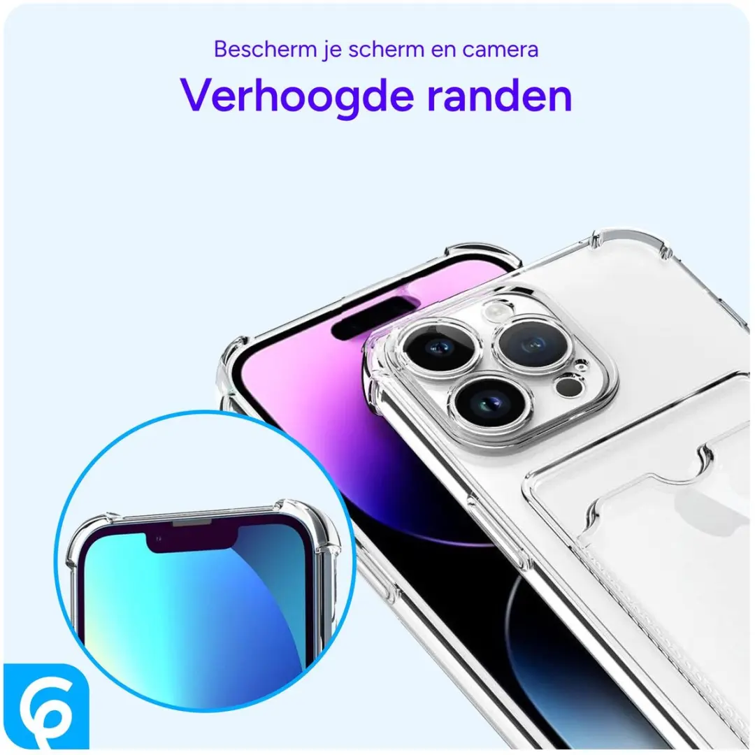 Selected by GSMpunt Transparant TPU Hoesje iPhone 14 Pro - 1 Pasje