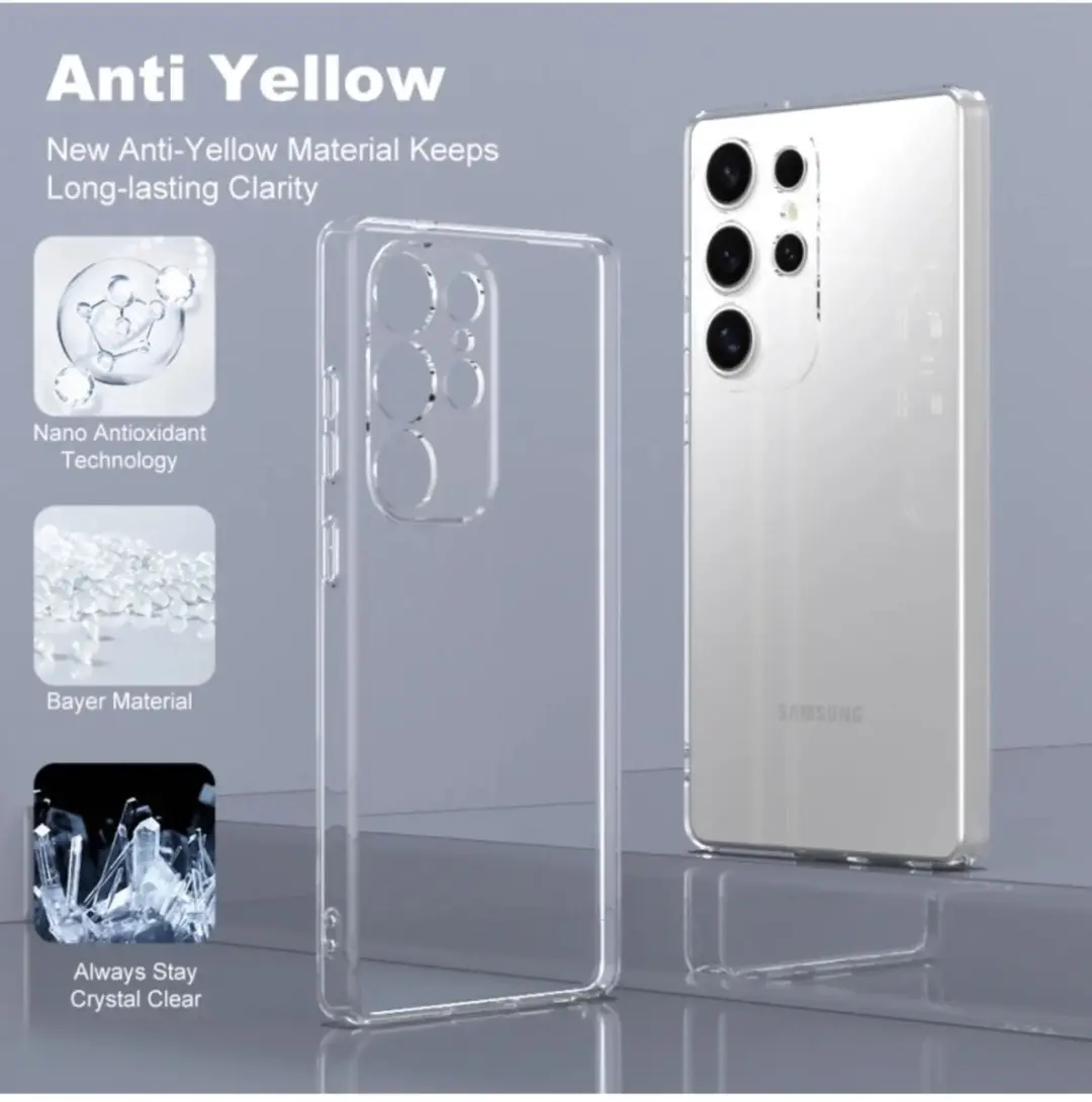 Selected Transparant TPU Hoesje Samsung Galaxy S25 Ultra