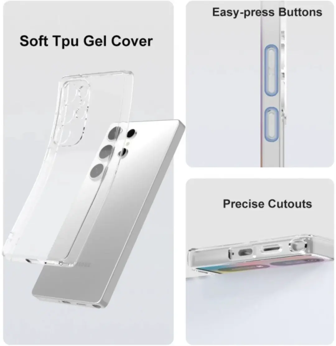 Selected Transparant TPU Hoesje Samsung Galaxy S25 Ultra - afbeelding 6 van 6