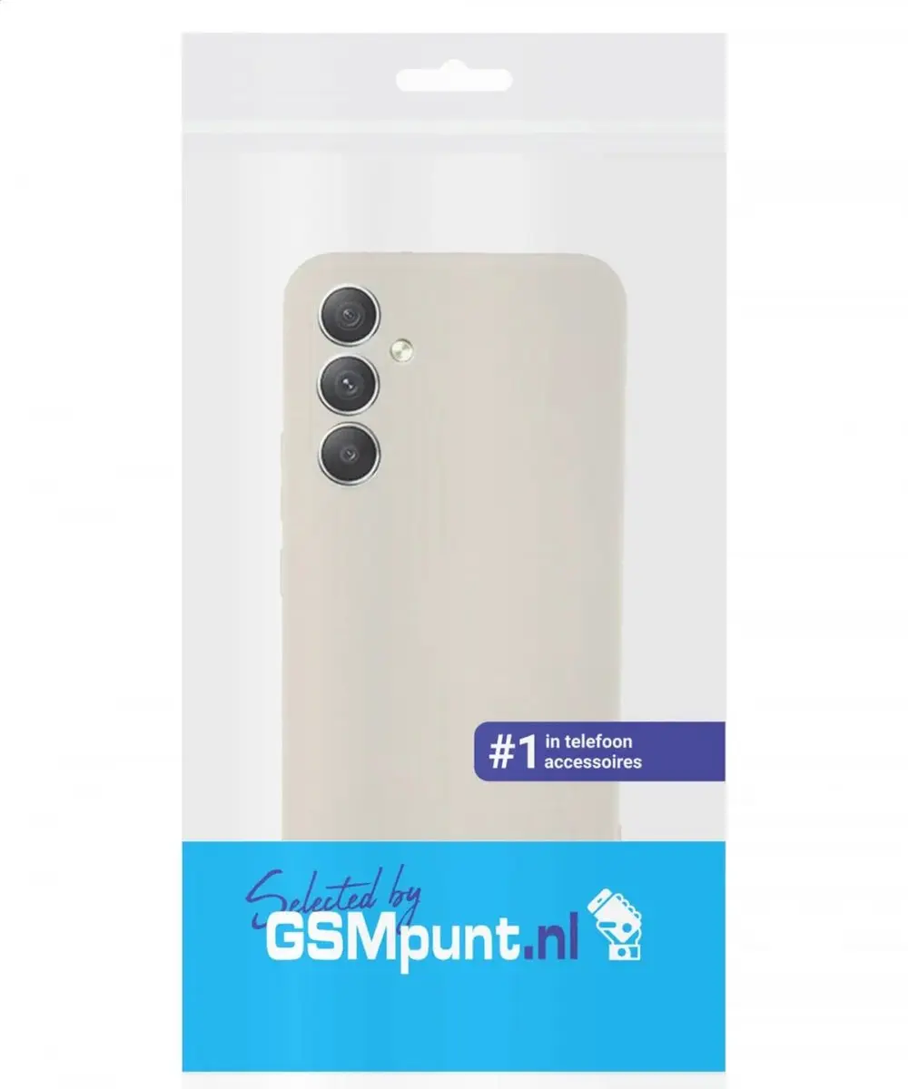 Selected Hoesje Samsung Galaxy A34 - Dun TPU Beige
