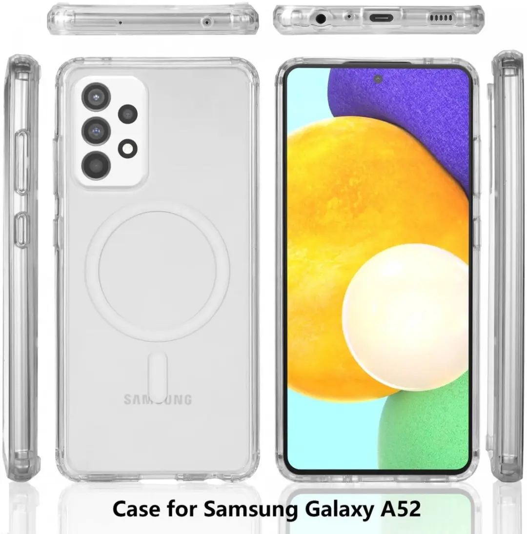 Selected Hoesje Samsung Galaxy A52 MagSafe Transparant