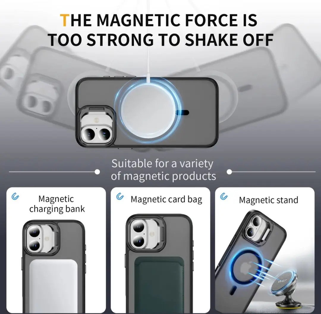 Selected Hoesje iPhone 16 Plus - MagSafe & Qi2 - Zwart - afbeelding 6 van 6