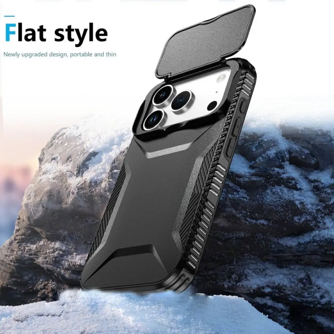 Selected Hoesje iPhone 17 Pro Back Cover Camera Slider - Zwart - afbeelding 6 van 6