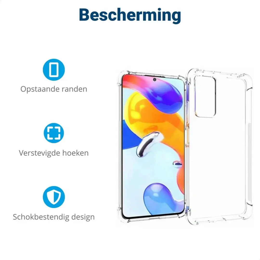 Xiaomi Redmi Note 11 Pro 5G TPU Hoesje - Transparant