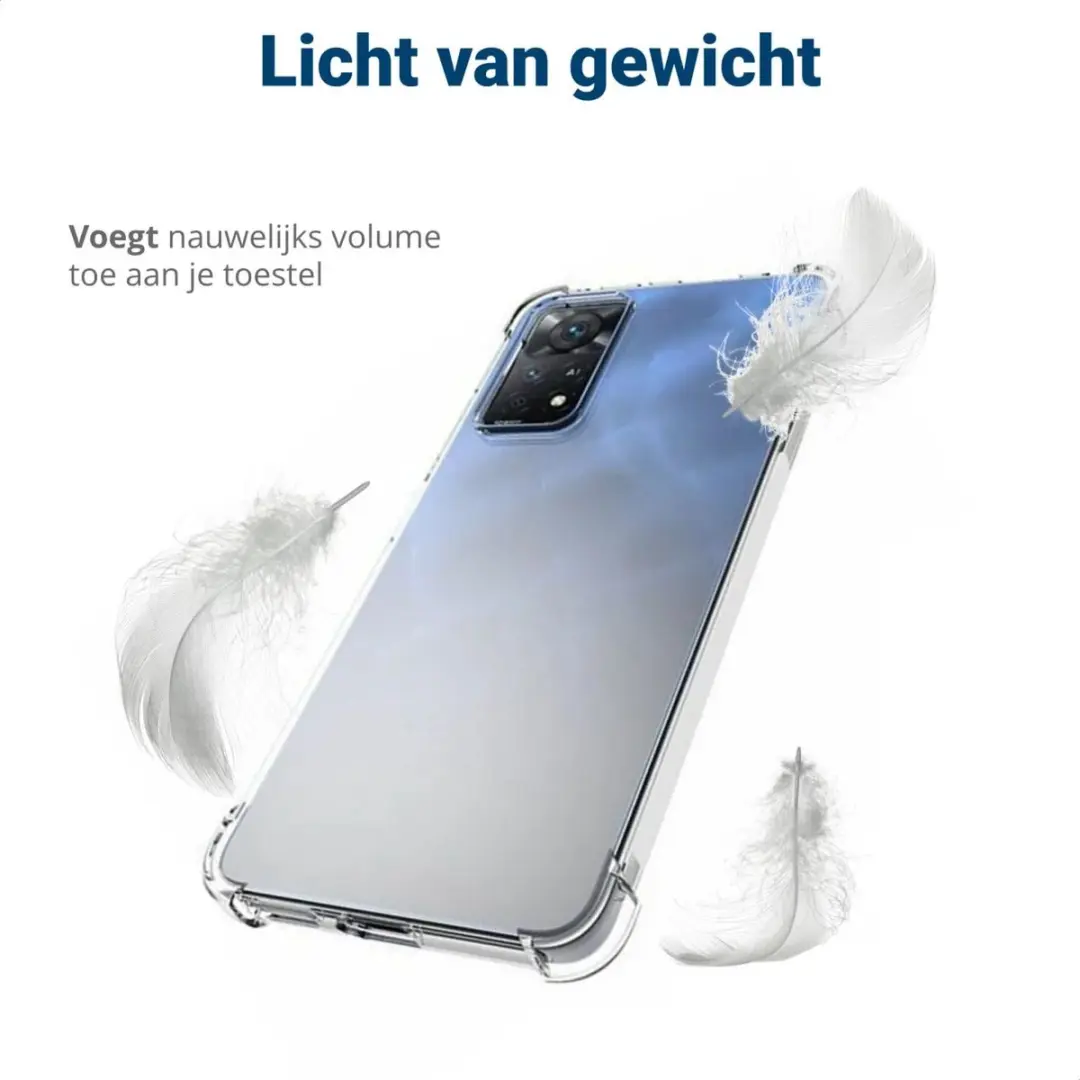 Xiaomi Redmi Note 11 Pro 5G TPU Hoesje - Transparant