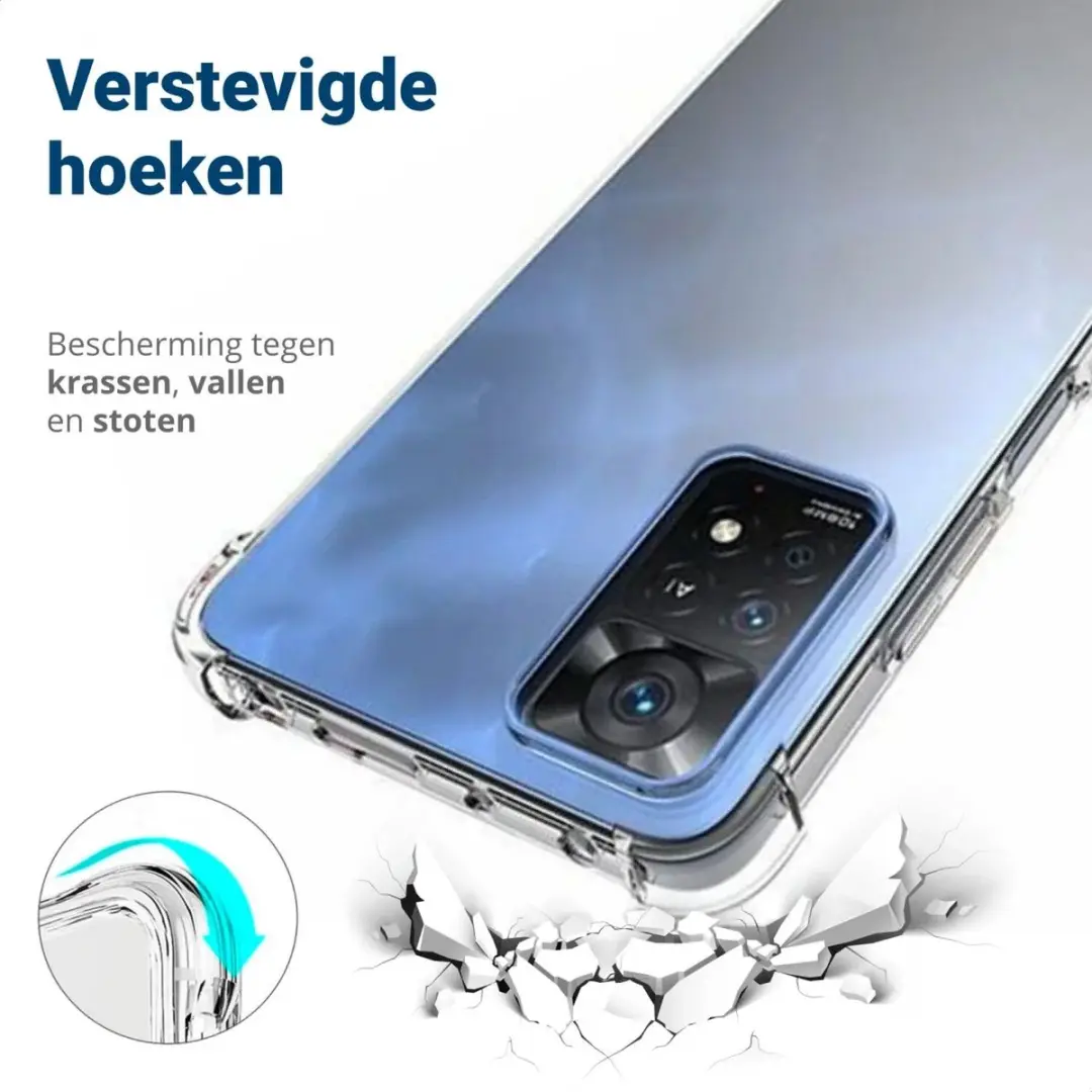 Xiaomi Redmi Note 11 Pro 5G TPU Hoesje - Transparant