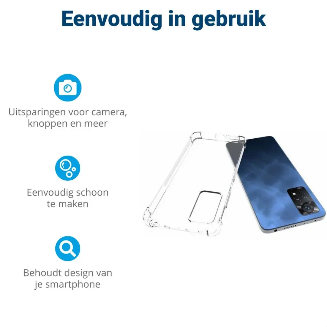 Xiaomi Redmi Note 11 Pro 5G TPU Hoesje - Transparant
