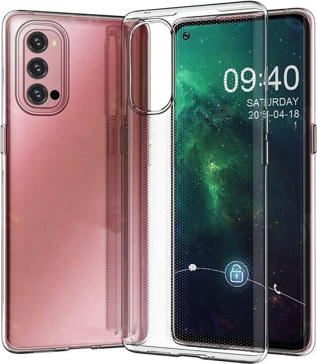 Oppo Reno 4 Hoesje TPU Transparant