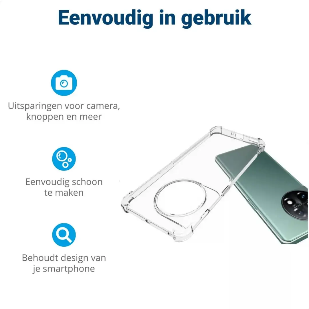 OnePlus 11 TPU Hoesje - Transparant - afbeelding 6 van 6