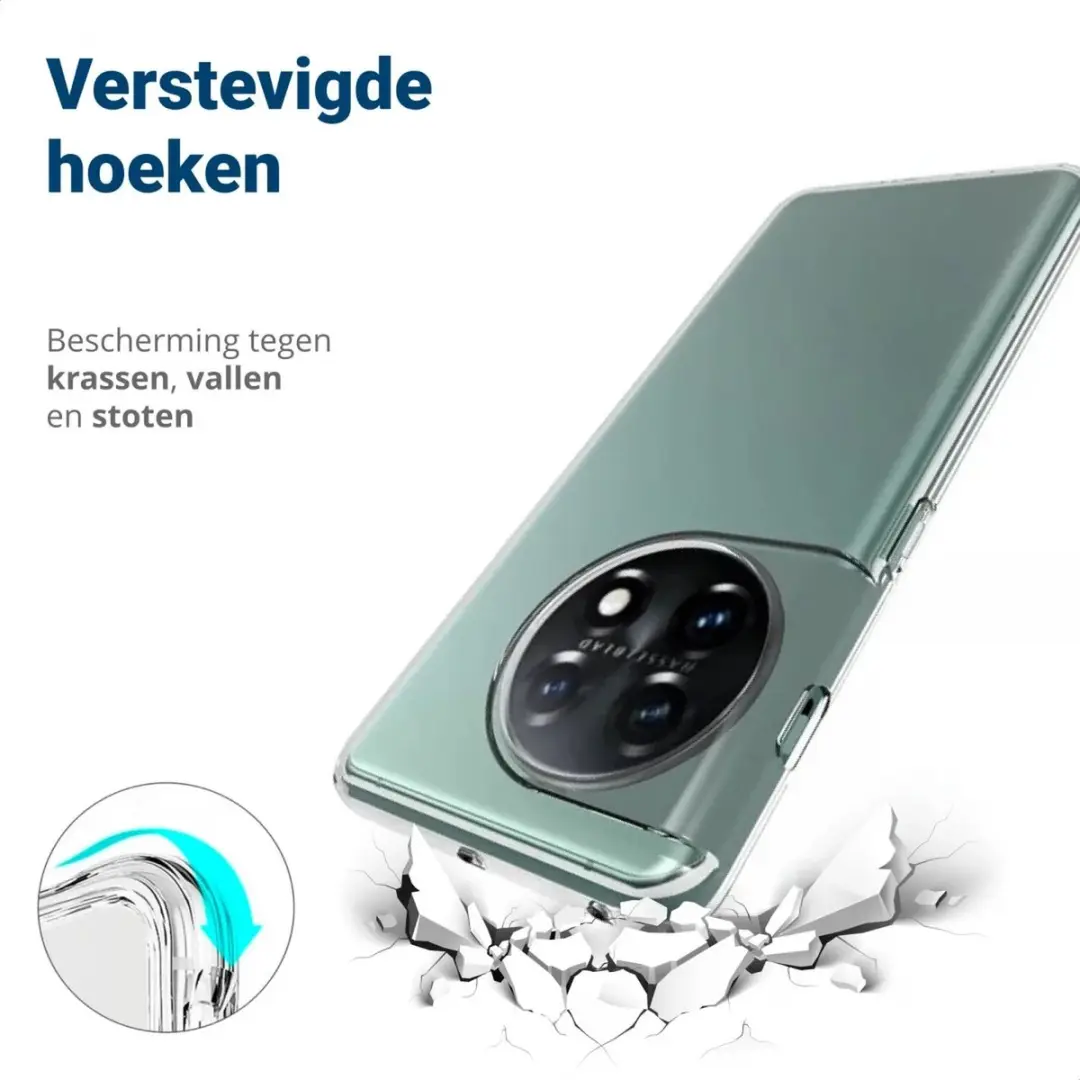 OnePlus 11 TPU Hoesje - Transparant