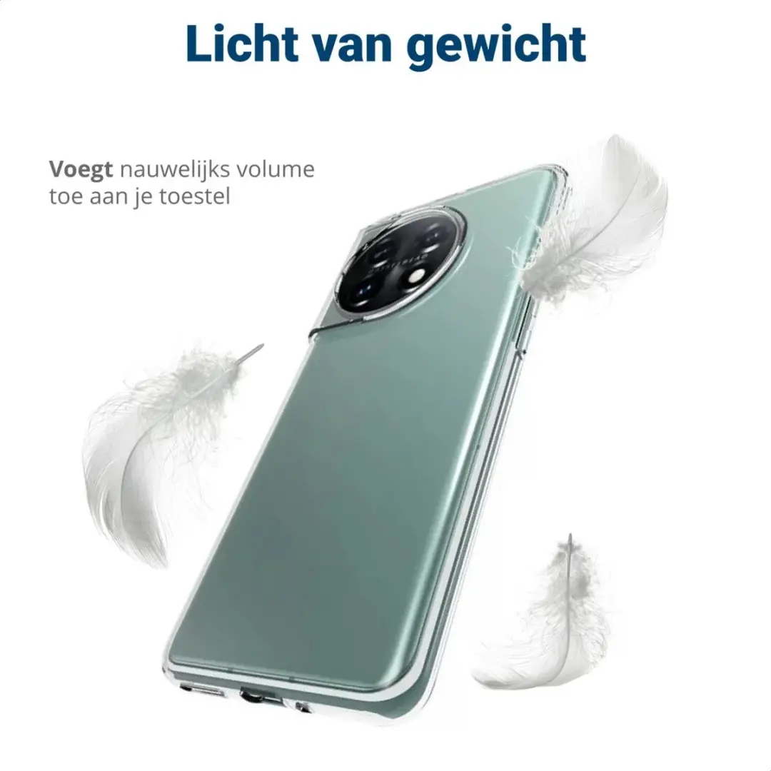 OnePlus 11 TPU Hoesje - Transparant