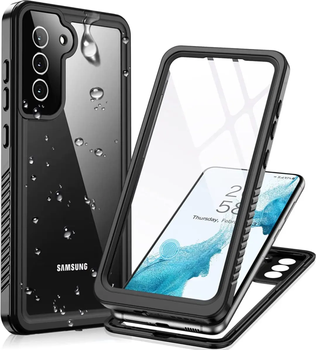 Selected SBG Outdoor Case Waterdicht Transparant Zwart