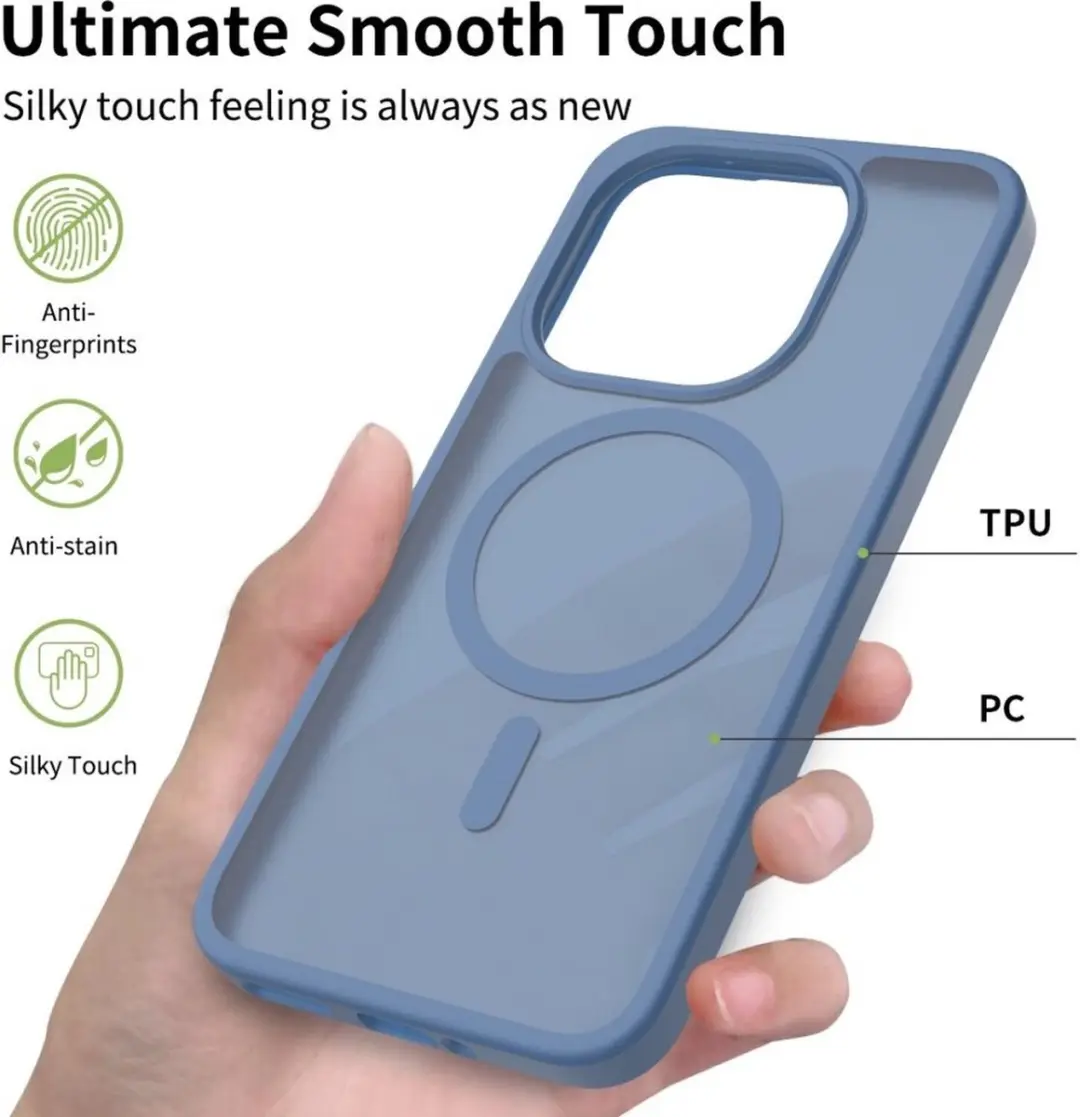 Selected Xiaomi 15T Hybrid Back Cover - MagSafe Blauw