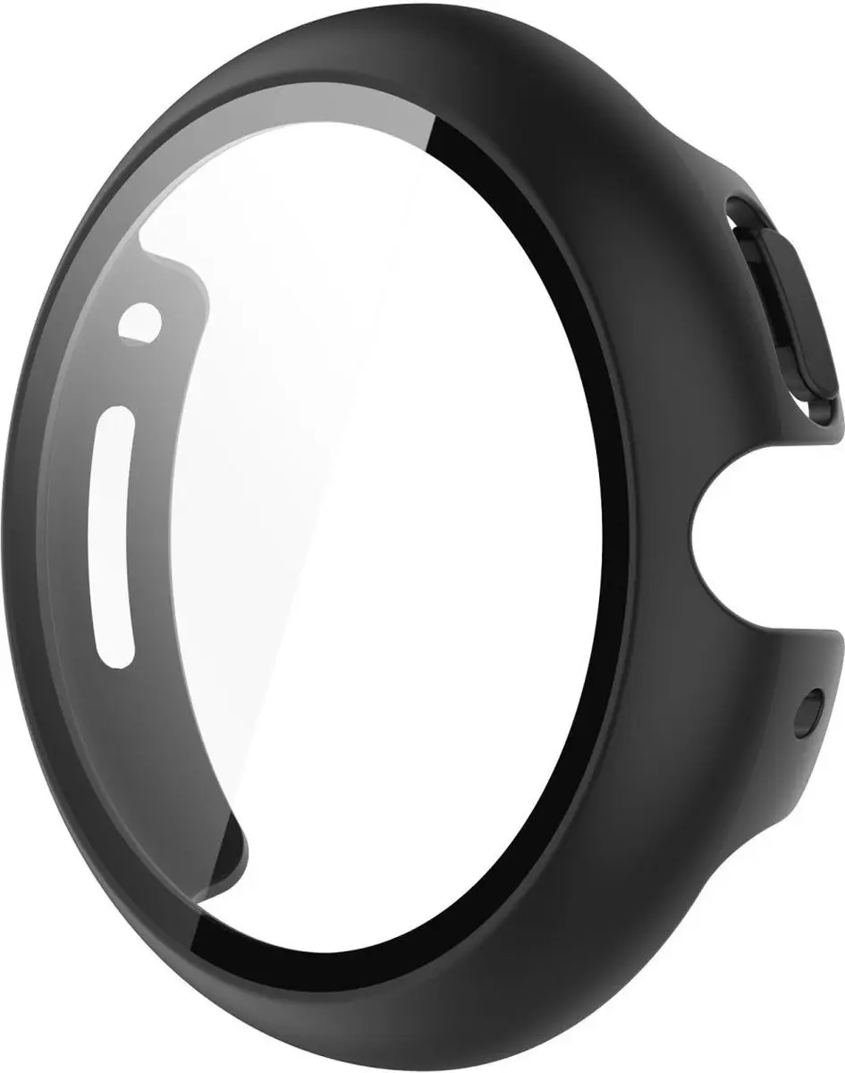 Google Pixel Watch Bumper - Tempered Glass Zwart