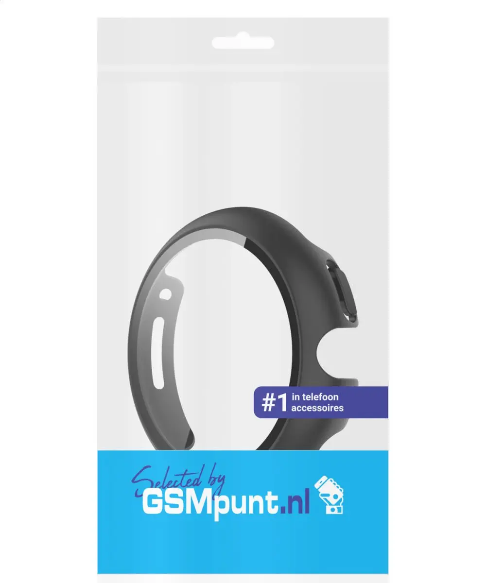 Google Pixel Watch Bumper - Tempered Glass Zwart
