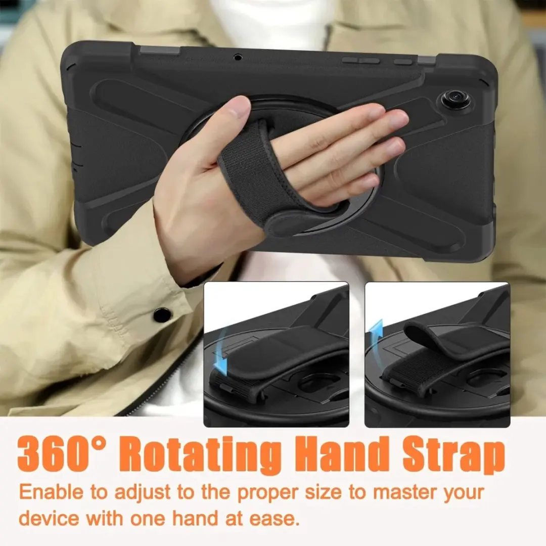 Selected Hoes Samsung Galaxy Tab A9 Plus Back Cover - Zwart