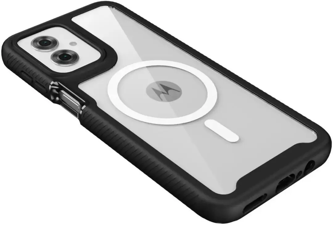 Selected Hoesje Motorola Moto G55 - MagSafe - Schokbestendig - Zwart