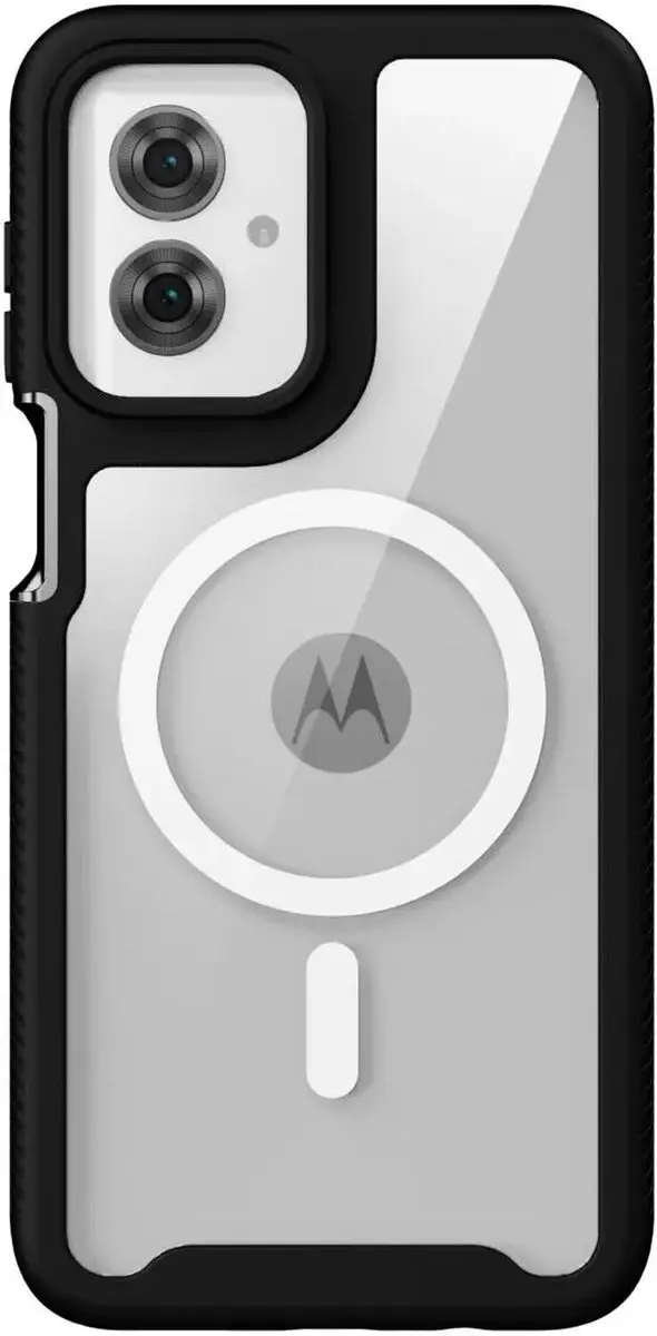 Selected Hoesje Motorola Moto G55 - MagSafe - Schokbestendig - Zwart