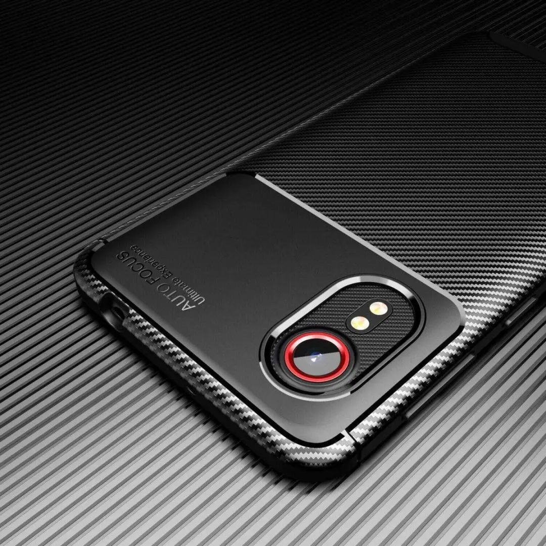 Selected by GSMpunt.nl Hoesje Samsung Galaxy Xcover 5 - Zwart Carbon - afbeelding 6 van 6