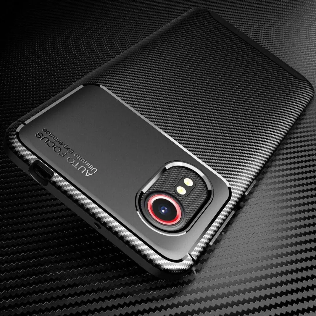 Selected by GSMpunt.nl Hoesje Samsung Galaxy Xcover 5 - Zwart Carbon