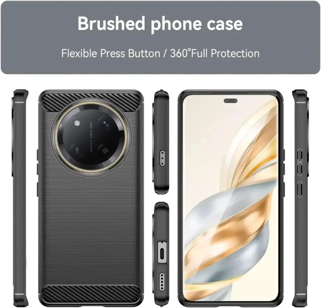 Selected TPU Hoesje Honor Magic7 Lite - Zwart - afbeelding 6 van 6