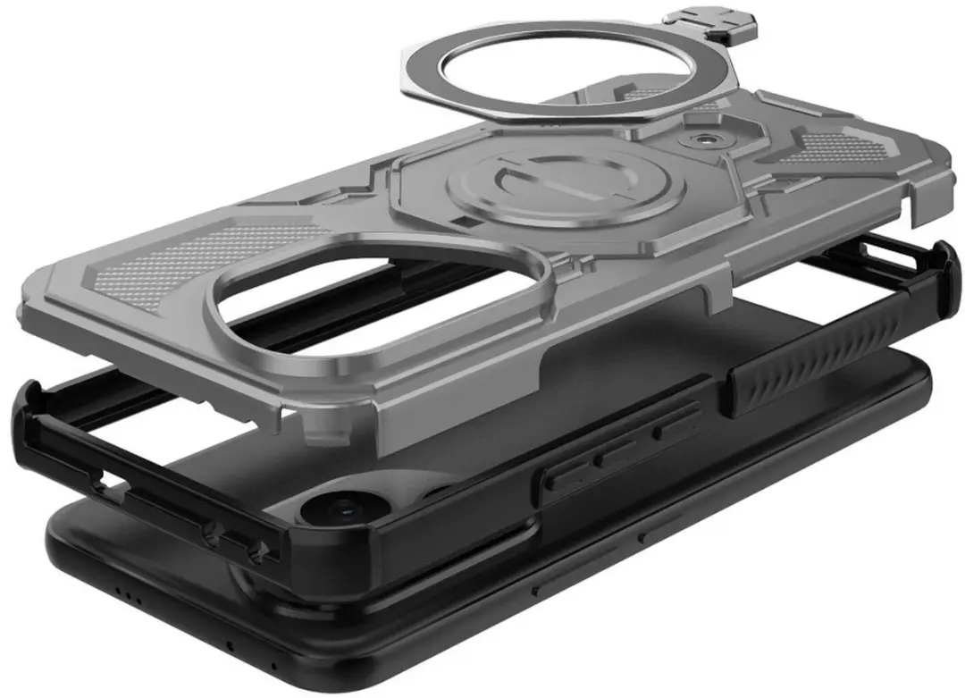 Selected Hoesje Honor 400 Pro MagSafe Kickstand - Grijs